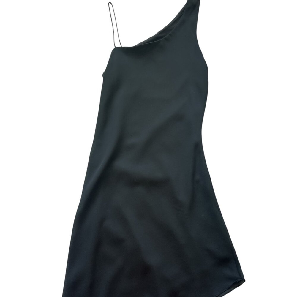 Younique Clothing Asymmetrical Black Dress Vintage y2K– XS/S – Minimalist